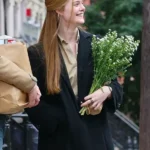 A-Complete-Unknown-Black-Coat-Elle-Fanning