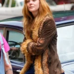 A-Complete-Unknown-Elle-Fanning-Brown-Jacket