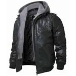BLACK-BIKER-REMOVABLE-HOOD-GENUINE-JACKET.