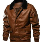 BLACK-FUR-COLLAR-BROWN-AVIATOR-JACKET.