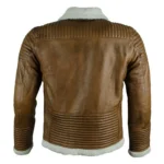 BROWN-BOMBER-BELTED-LEATHER-JACKET.