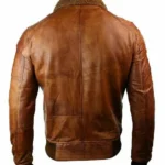 BROWN-BOMBER-FUR-COLLAR-GENUINE-JACKET.
