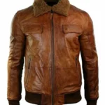 BROWN-BOMBER-FUR-COLLAR-GENUINE-LEATHER-JACKET.