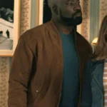 Evil-Season-4-Mike-Colter-Suede-Bomber-Jacket