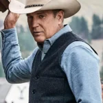 John-Dutton-Yellowstone-Grey-Wool-Vest