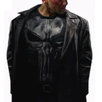 Jon-Bernthal-The-Punisher-Black-Leather-Trench-Coat