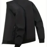Lightweight-Classic-Design-Black-Windbreaker-Jacket