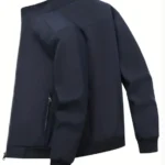 Lightweight-Classic-Design-Navy-Blue-Windbreaker-Jacket
