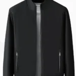 Lightweight-Classic-Design-Windbreaker-Black-Jacket
