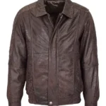 Men-Classic-Brown-Nubuck-Bomber-Jacket