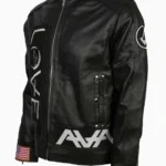 Mens-Black-Leather-Jacket-Love-.