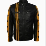 Mens-Cafe-Racer-Yellow-Star-Black-Leather-Jacket.