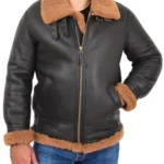 Mens-Classic-B3-Brown-Sheepskin-Bomber-Leather-Jacket.