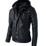 Mens-Hooded-Black-Biker-Leather-Jacket.