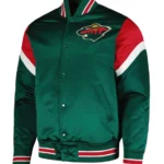 Mens-Minnesota-Wild-Mitchell-Ness-Green-Midweight-Jacket.