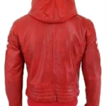 Mens-Red-Bomber-Hooded-Jacket.