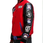 Mens-Red-Straw-Hat-Crew-Varsity-Jacket.