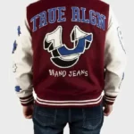 Mens-True-Religion-Marron-Varsity-Jacket.