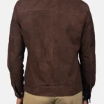 Mocha-Suede-Brown-Bomber-Jacket-Back