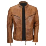 QUILTED-MENS-BIKER-TAN-LEATHER-JACKET.
