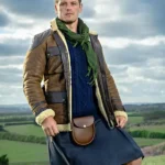 Sam-Heughan-Men-in-Kilts-S02-Shearling-Jacket