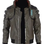Samurai-Cyberpunk-2077-Bomber-Leather-Jacket.