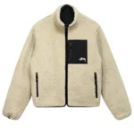 Stussy-8-Ball-White-Sherpa-Reversible-Jacket