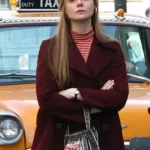 Sylvie-Russo-A-Complete-Unknown-Maroon-Coat