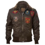 Top-Gun-B-15-Flight-Brown-Jacket.