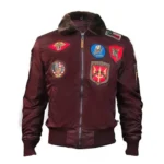 Top-Gun-B-15-Flight-Burgundy-Jacket.