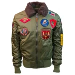 Top-Gun-B-15-Flight-Green-Jacket-With-Patches.