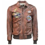 Top-Gun-Flying-Tigers-Vintage-Leather-Jacket.