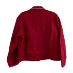 Vintage-Style-Red-Snowman-Christmas-Wool-Jacket-Back