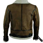 WAXED-BROWN-BOMBER-FUR-SHEARLING-JACKET.