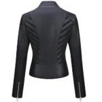 WOMEN-BLACK-BIKER-ZIP-CLOSURE-REAL-JACKET.