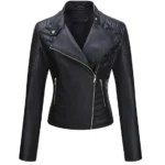 WOMEN-BLACK-BIKER-ZIP-CLOSURE-REAL-LEATHER-JACKET.