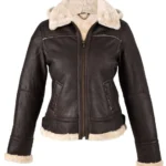 WOMEN-DARK-BROWN-GENUINE-SHEEPSKIN-LEATHER-JACKET.