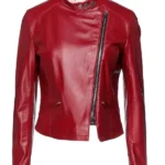 Womens-Red-Slim-fit-Cafe-Racer-Jacket.