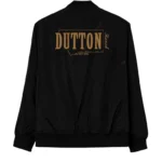 Yellowstone-Dutton-Ranch-Black-Bomber-Jacket.