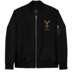 Yellowstone-Dutton-Ranch-Army-Greeen-Bomber-Jacket.