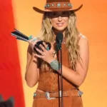 60th Academy Of Country Music Awards Lainey Wilson Brown Vest