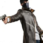 Aiden Pearce Watch Dogs Leather Trench Coat