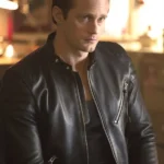 Alexander Skarsgard True Blood Black Leather Jacket