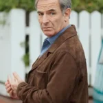 Channel 5 The Game Robson Green Suede Leather Jacket
