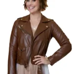 Falling Together 2024 Natalie Calder Leather Jacket