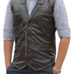 Hell on Wheels Cullen Bohannon (Anson Mount) Leather Vest