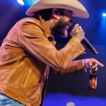 Post Malone 60th ACM Awards Brown Leather Jacket