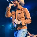 Post Malone 60th ACM Awards Suede Leather Jacket