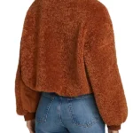The Four Seasons Ginny Brown Cropped Jacket Back