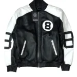 The Original 8 Ball Black and White Bomber Jacket